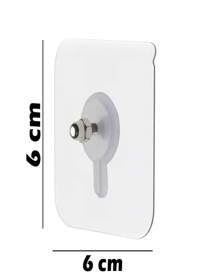 Oblivion Hooks for Wall Heavy Items 5 Pcs - Multipurpose Nail Hook, ABS Plastic & Stainless Steel Strong Adhesive - Reusable No Drill Wall Hanging - Waterproof Kitchen Accessories Hang Item for Home - Image 5